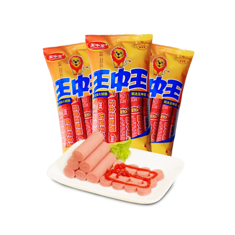 王中王 火腿肠 240g*1大包 6.63元（需买3件，共19.9元）