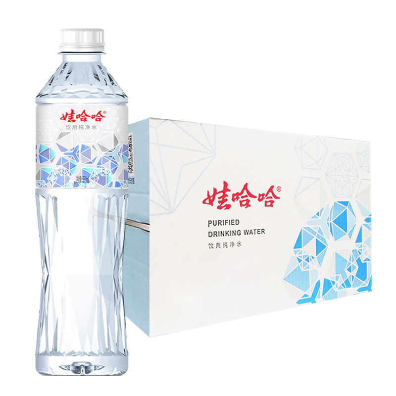 娃哈哈 纯净水 550mL*24瓶 18.64元