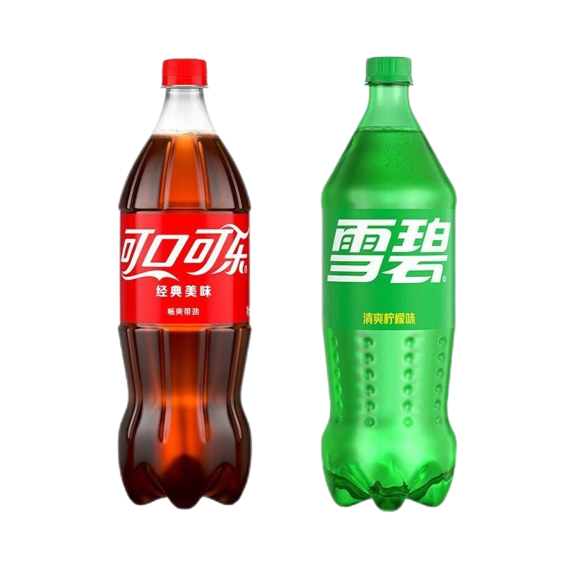 Coca-Cola 可口可乐 碳酸饮料 1.25L雪碧+1.25L可乐 9.9元