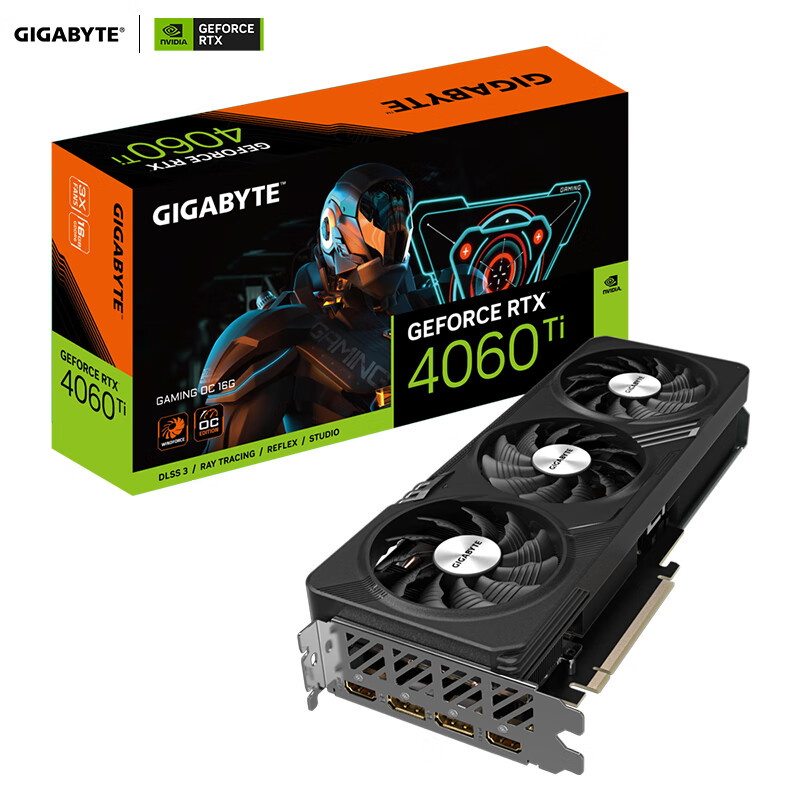 GIGABYTE 技嘉 魔鹰 GeForce RTX 4060 Ti GAMING OC 16G 显卡 3367.16元（需用券）