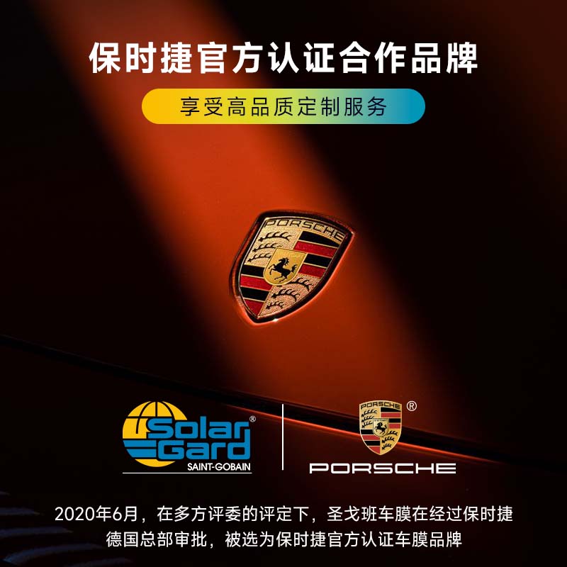 Solar Gard 舒热佳 汽车贴膜圣佳太阳膜NC80隔热防爆全车玻璃膜 NC80+C20(高隐私) 