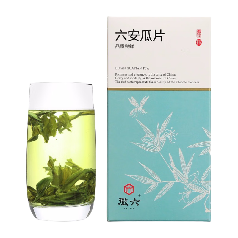 徽六绿茶六安瓜片茶叶 2024新茶50g*1盒 7.9元（需领券）