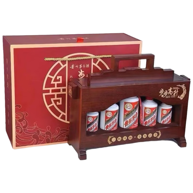 茅台 飞天 53度 酱香型白酒 500mL*5瓶 1689.9元