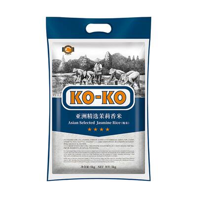 88VIP：KO-KO 亚洲精选茉莉香米 5KG 28.61元+2.39元淘金币