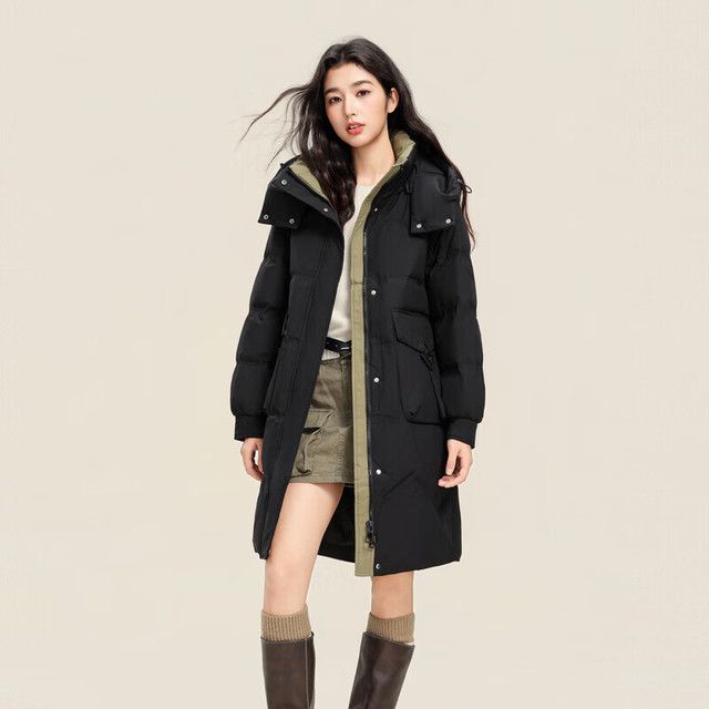 雪中飞 反季!640高蓬+加绒加厚御寒羽绒服 5色任选 149元（需用券）