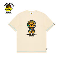 BABY MILO STORE男装春夏卡通彩色小猴图案圆领短袖T恤0399XXI 307元（需买2件，共
