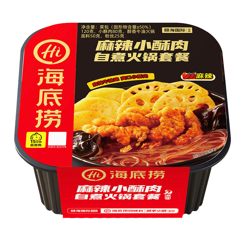 88VIP：海底捞 自热火锅麻辣小酥肉 330g 12.73元
