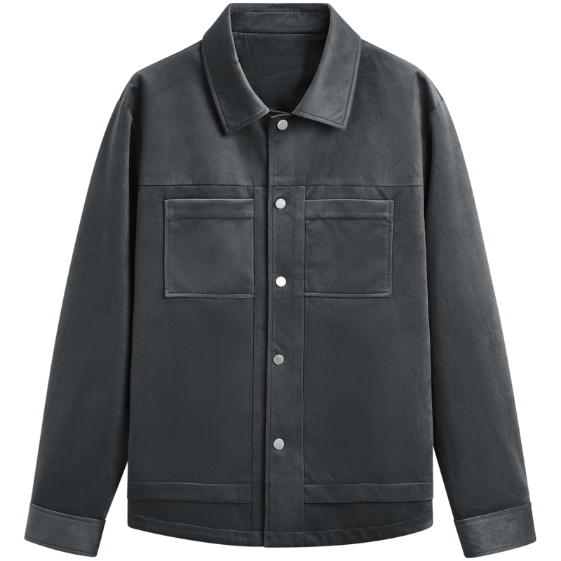 GXG 绒面质感 男士夹克 灰色 M 89元（需用券）