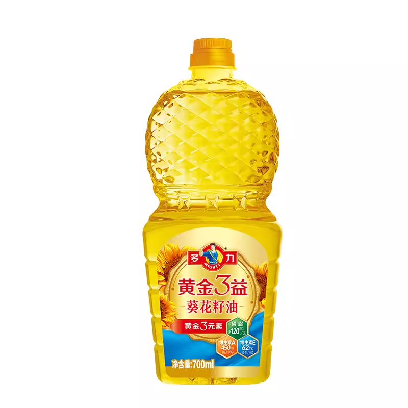 多力 黄金3益葵花籽油 700ml ￥18.43