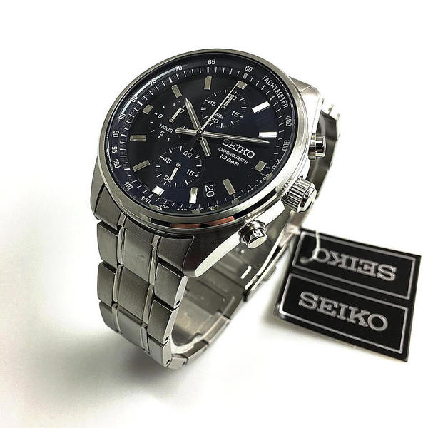 Seiko 精工 Chronograph计时系列 SSB379P1 男士石英腕表新低759.8元（Prime会员94折）