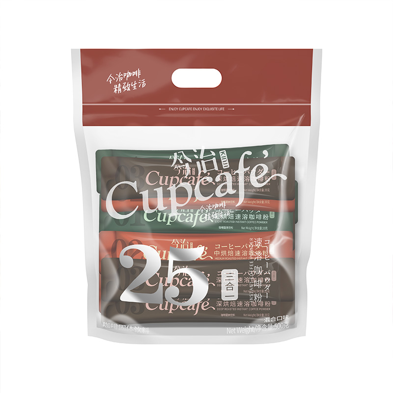 今治 Cupcafe 三合一速溶咖啡混合装 500g 约25包 38元（需用券）