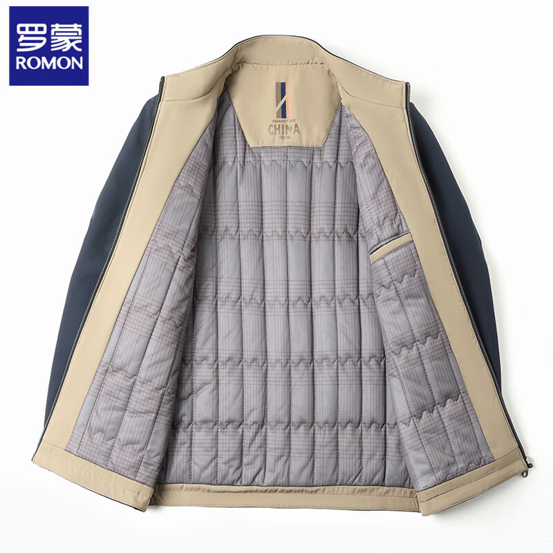 罗蒙 男士加棉冬季休闲棉夹克 藏青加棉 68.98元