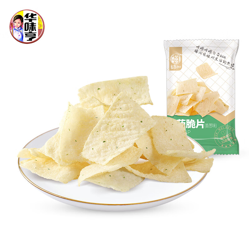 华味亨 山药脆片香葱味68g（任选10件） 2.86元（需买10件，需用券）