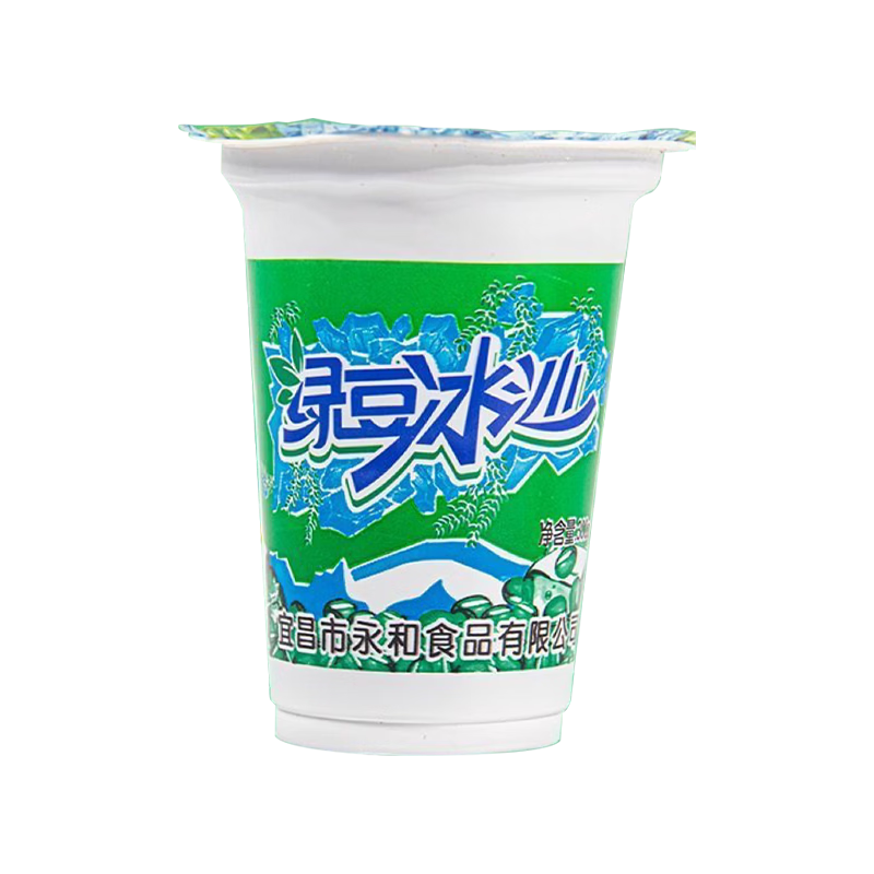 俏己食 绿豆沙饮料绿豆水绿豆汤绿豆冰沙夏日饮料整箱批发饮料300ml*12杯 35.