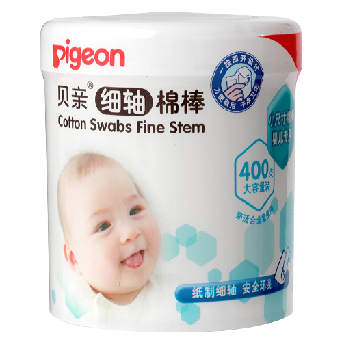 Pigeon 贝亲 婴儿细轴棉棒 400支 18.27元