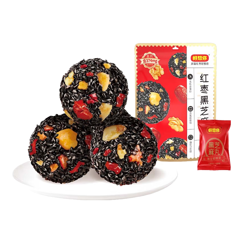 好想你 红枣黑芝麻丸 135g*5 6.98元（需买5件，需用券）
