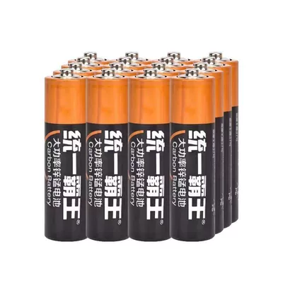 统一霸王 5号高能电池4粒+7号高能电池4粒+7号超能电池4粒 共12粒 碳性高能无