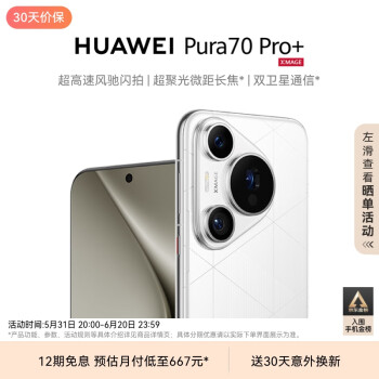 HUAWEI 华为 Pura 70 Pro+ 手机 16GB+512GB 弦乐白 ￥7999