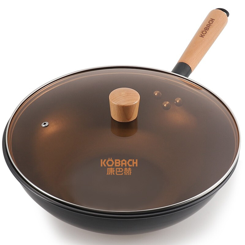 康巴赫 精铸铁锅 炒锅 32cm 129元