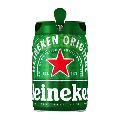 88VIP、需福袋：Heineken 喜力啤酒荷兰原装进口 铁金刚 5L桶装 返后111.6元包邮（返20元卡）