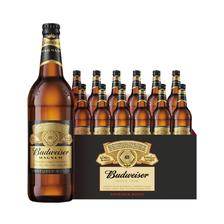 Budweiser 百威 啤酒黑金600ml*12瓶美式拉格官方整箱 47.02元