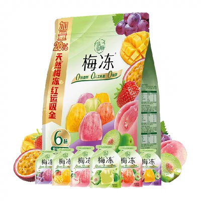 88VIP：溜溜梅 梅冻 6口味 超值装480g 14.99元