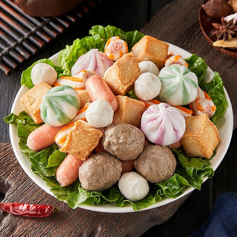 红功夫麻辣烫火锅食材涮锅丸子500g498元需买5件共249元包邮双重优惠