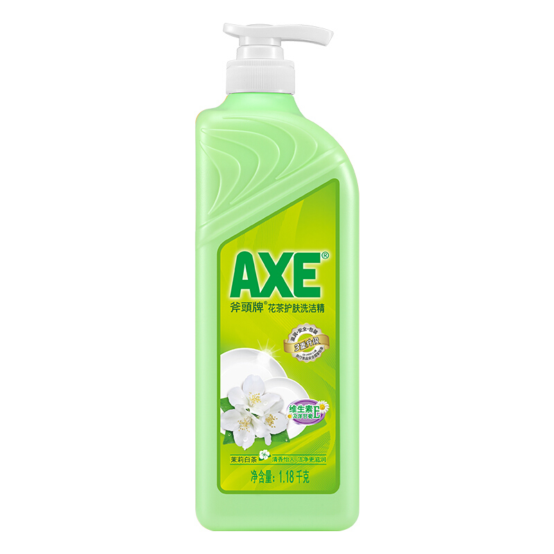 AXE 斧头 牌（AXE）花茶护肤洗洁精1.18kg*3瓶家庭装茉莉茶香轻松祛油维E呵护