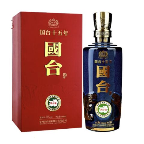 国台 十五年 53%vol 酱香型白酒 500ml 礼盒装 347元（需用券）