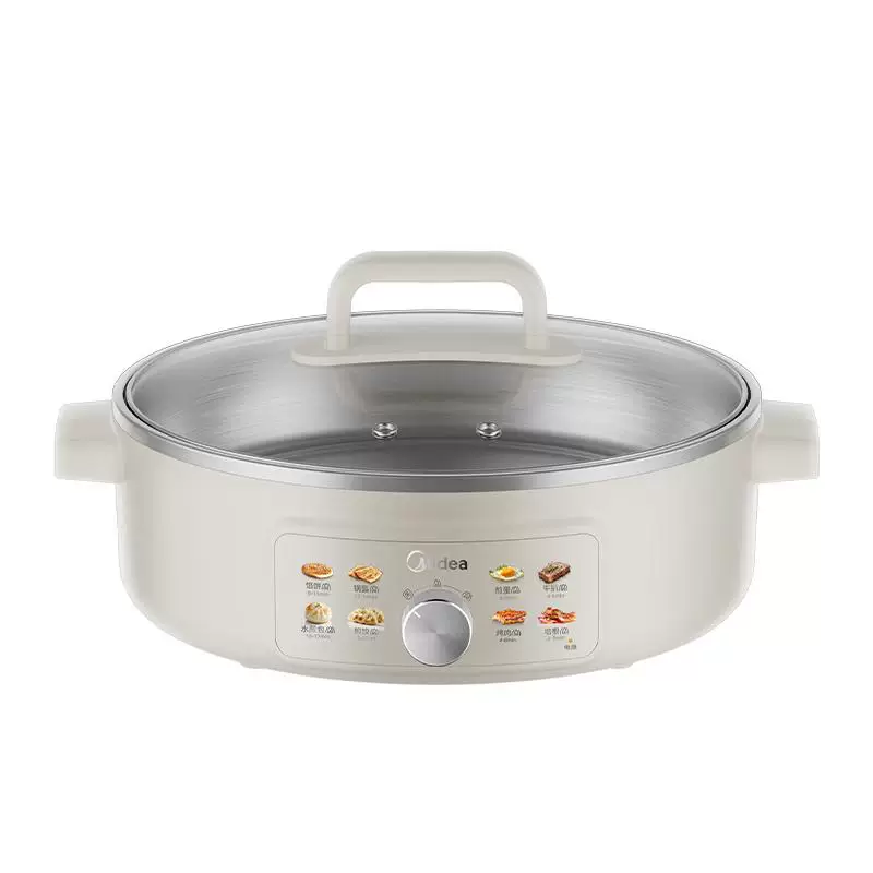 88VIP：美的 不锈钢电饼铛 34规格+6.3CM加深锅 127.25元