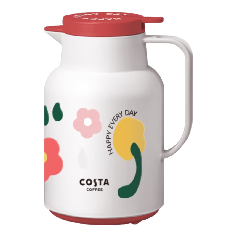 20点开始：COSTA 王星大容量水壶-春日花花1.45L 65.73元