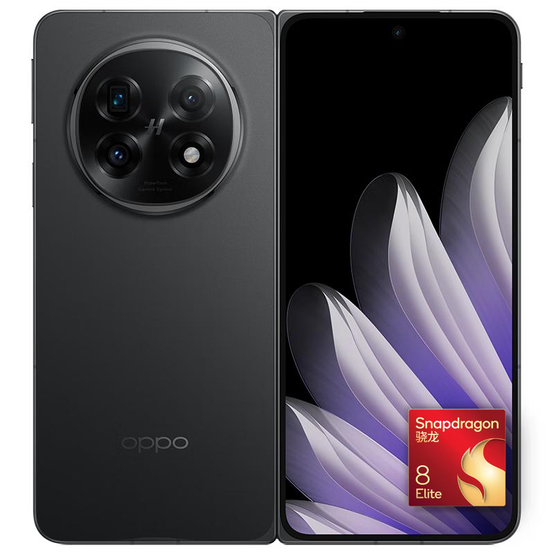 OPPO Find N5 5G折叠屏手机 16GB+512GB 缎黑 骁龙8至尊版 8999.1元