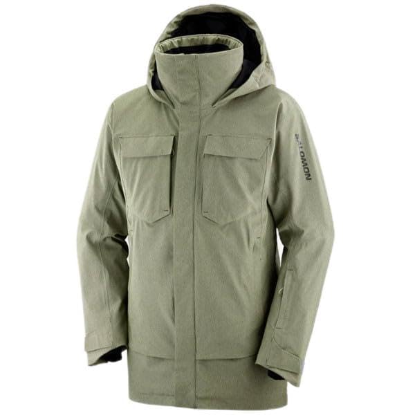 移动专享：萨洛蒙 男式 滑雪夹克 Stance Cargo Jacket M Olive Night Heather 2X 1115.11元