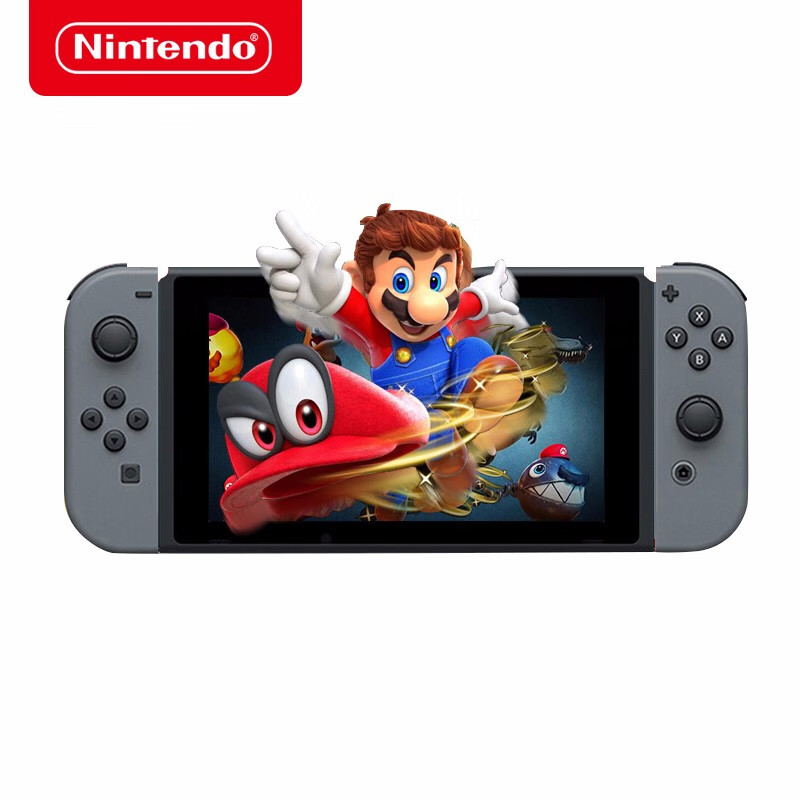 国家补贴：Nintendo 任天堂 日版 Switch 续航版 游戏机 32GB 灰色 1463元