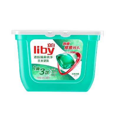 88VIP：Liby 立白 除菌倍净洗衣凝珠 40颗 日晒清香 8G*40颗 *6件 64.55元，合单价1