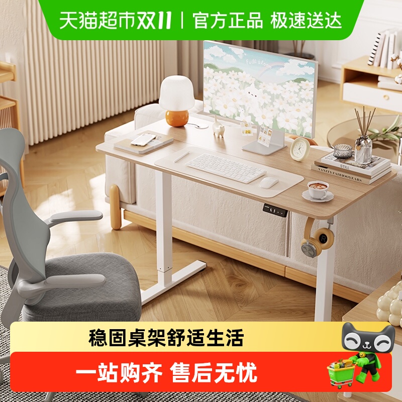 乐歌 电动升降桌E1S/E1N小户型家用办公笔记本书桌电脑桌学习桌 399.2元（需
