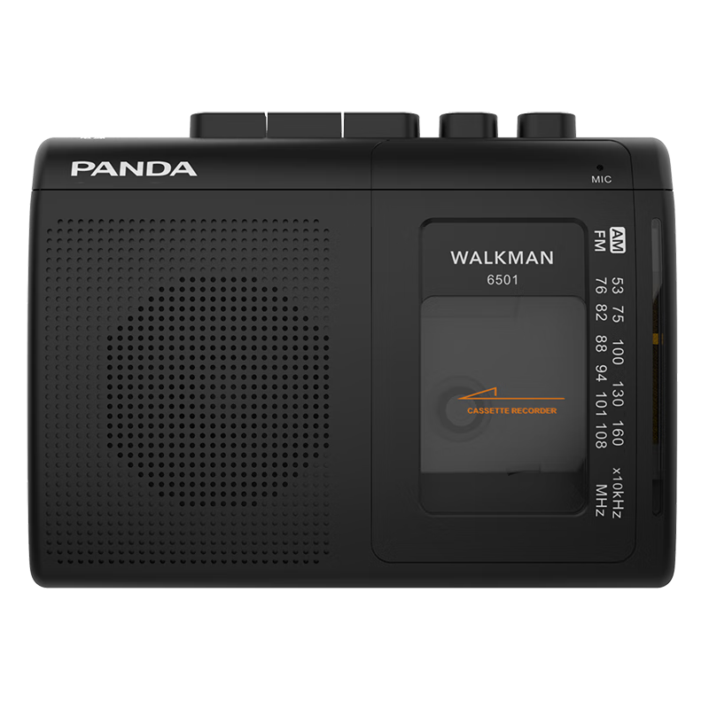 PANDA 熊猫 新款6501磁带播放机 磁带机 磁带随身听 复古walkman 159元