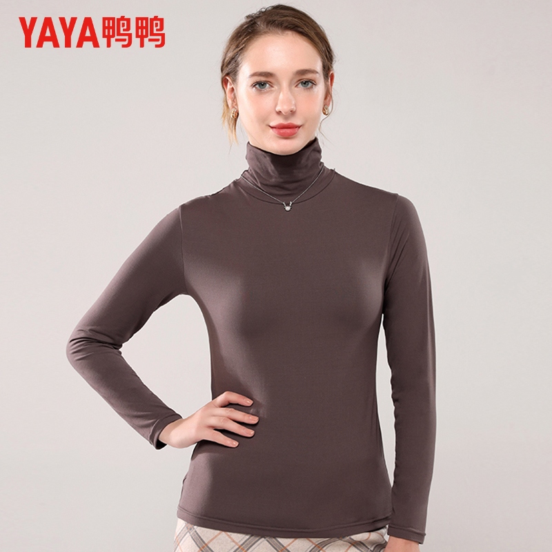 YAYA 鸭鸭羽绒服 鸭鸭 女士高领打底衫 YF2K605893L-552 18.33元（需用券）