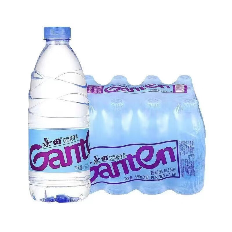 Ganten 百岁山 景田 饮用纯净水 360ml*12瓶 13.4元（需买2件，需用券）