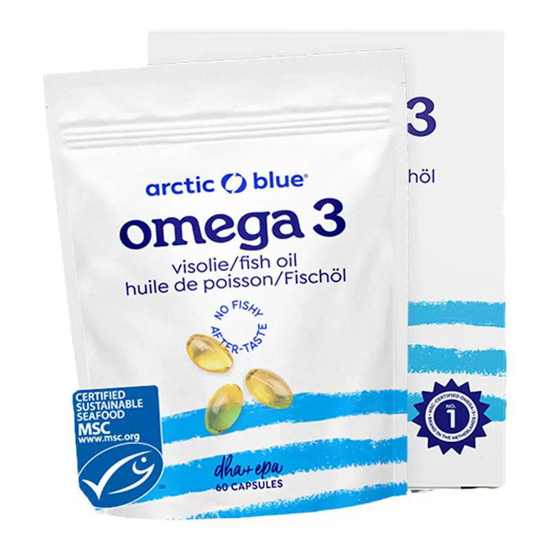 arctic blue 荷兰Arctic Blue天然DHA深海鱼油胶囊欧米茄omega3EPA软胶囊60粒 ￥39