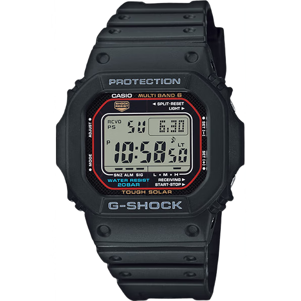 再降价、PLUS会员：卡西欧 G-SHOCK GW-M5610U-1PR 太阳能防水防震腕表 536元（需首
