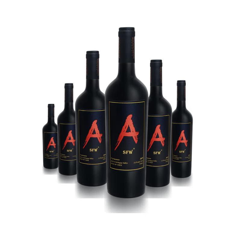 Auscess 澳赛诗 红A系列干红葡萄酒 原瓶进口 红A佳美娜 750mL 6瓶 ￥234