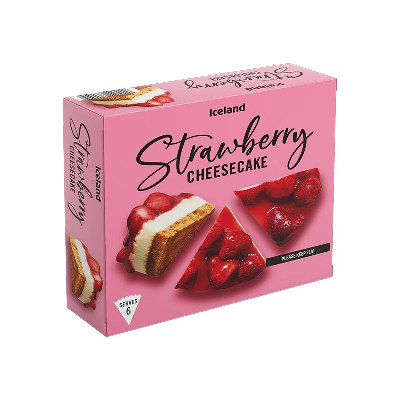 埃丝蓝 德国冷冻蛋甜点 蛋糕半成品 解冻即食 草莓芝士蛋糕 540g 14.75元