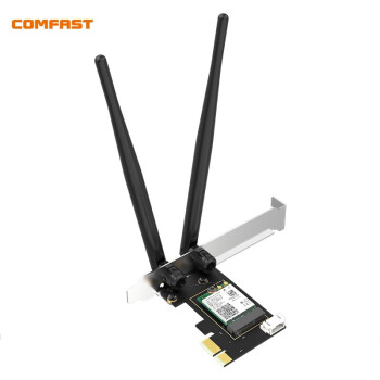 COMFAST pcie无线网卡台式电脑WIFI6接收器台式机内置AX200SE 5G双频3000M千兆网卡