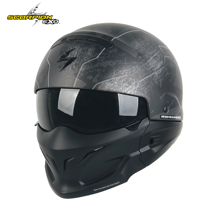 SCORPION EXO 美国Scorpion EXO蝎子头盔摩托车全盔战士盔哈雷机车复古半盔男女 63