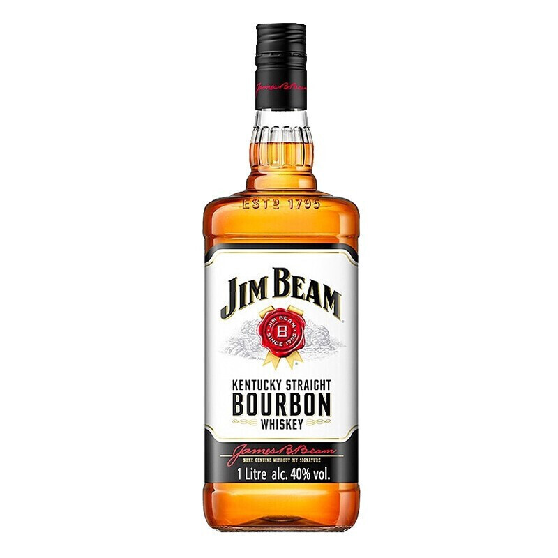 金宾 JIM BEAM 调和 波本威士忌 40%vol 1L 77.52元（需用券）