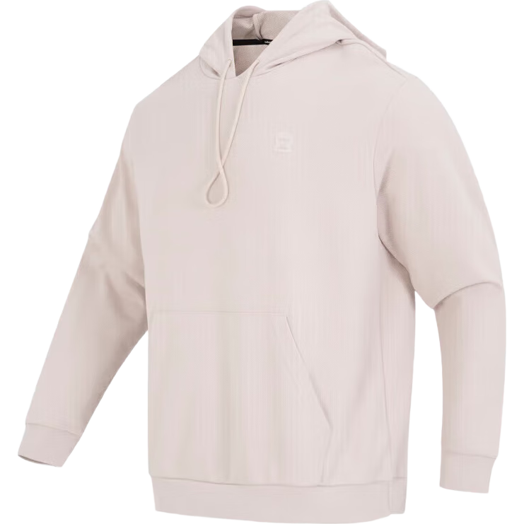 移动端、京东百亿补贴：adidas 运动跑步休闲宽松连帽卫衣套头衫 IA4990 灰褐