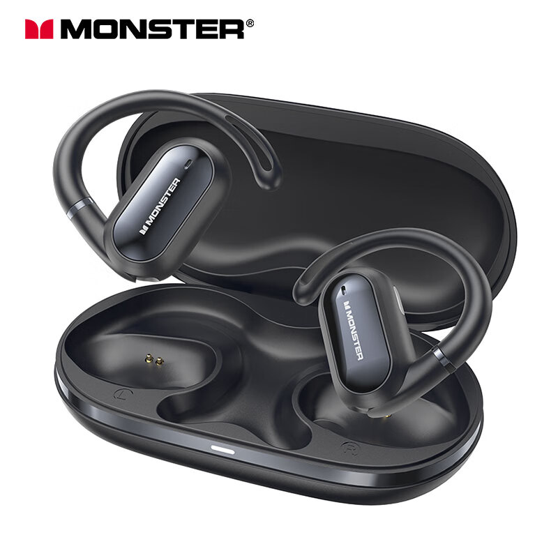 MONSTER 魔声 Open Ear AC322开放挂耳式蓝牙耳机 黑色 98.1元包邮（需用券）