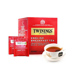 TWININGS 川宁 波兰进口 茶叶红茶茶包 英国川宁英式早餐红茶10片至26年12月 早
