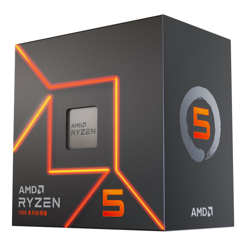 AMD 锐龙 R5 7500F 处理器 6核12线程 1006.18元（需用券）